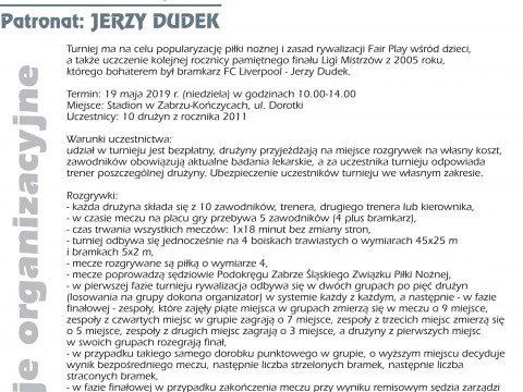 Turniej piłkarski dzieci (rocznik 2011) TY TEŻ MOŻESZ ZAGRAĆ W LIDZE MISTRZÓW